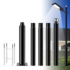 Pole solar street light