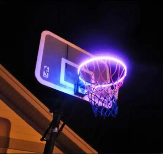 Solar Basketball Hoop Light